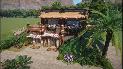 Steam Workshop :: Dr.Papadodu - Staff Area / African Theme Planet Zoo Tropical, Zoo Buildings, Planet Zoo Habitat, Planet Ideas, Zoo Boo, Planet Zoo Inspiration, Zoo Inspiration, Zoo Project, Zoo Architecture