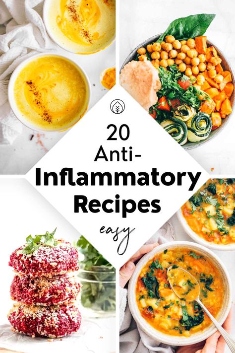 Anti Inflammation Pizza, Anti Inflammation Lunch Recipes, Anti Inflammation Lunch, Anti Inflammation Dinner Recipes, Vegan Antiinflammatory Recipes, Anti Immflamatory Diet, Antiflammatory Recipes, Anti Inflammation Dinner, Anti Immflamatory Recipes