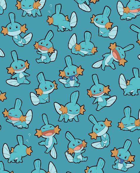 Mudkip Wallpaper Iphone, Mudkip Tattoo, Mudkip Wallpaper, Mudkip Art, Pokemon Backgrounds, Cool Pokemon Wallpapers, Cute Pokemon Wallpaper, Pokemon Teams, Pokemon Fan Art