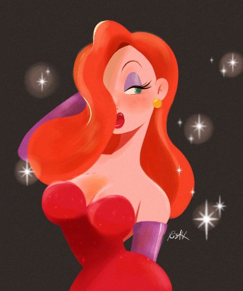 Jessica Rabbit Cartoon, Jessica And Roger Rabbit, Arte Zombie, Iconic Movie Characters, Disney Live Action Movies, Goofy Disney, Disney Fanart, Oswald The Lucky Rabbit, Roger Rabbit