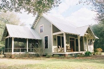 cracker style new homes | High Springs, FL Cracker Style House traditional exterior Florida Cracker, Cracker House, Small Cottage Homes, Cottage Style Homes, Traditional Exterior, Beach Cottage Decor, Beach Cottage Style, Farmhouse Plans, Farmhouse Design