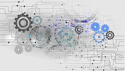 vector-illustration-gear-wheel-hexagons-circuit-board-hi-tech-digital-technology-engineering-digital-telecom-technology-concept-abstract-futuristic-light-grey-color-background Abstract Futuristic, Gear Design, Mechanical Gears, Linkedin Background, Gear Wheels, Technology Background, Color Background, Mechanical Engineering, Facebook Cover Photos