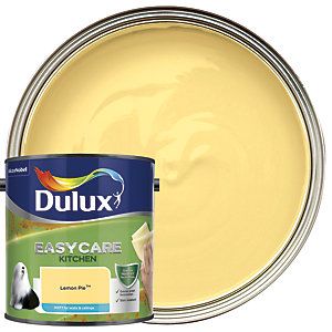 Dulux Easycare Kitchen - Lemon Pie - Matt Emulsion Paint 2.5L Dulux Paint, Apple White, Summer Linen, Kitchen Paint, Interior Paint, Home Look, Daffodils, Decorative Painting, Dish Soap Bottle