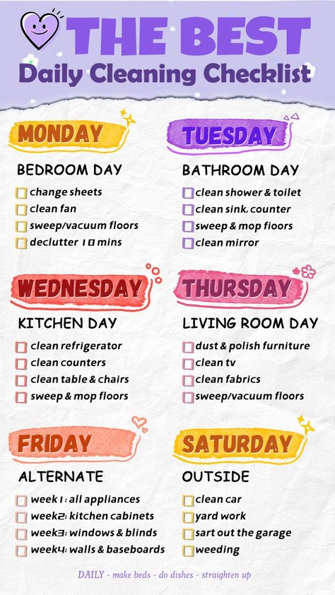 Me+｜Daily Routine Planner Daily Cleaning Checklist, Alarm App, Daily Routine Planner, Clean Refrigerator, Counter Clean, House Keeping, Cleaning Tasks, How To Clean Mirrors, Clean Sink