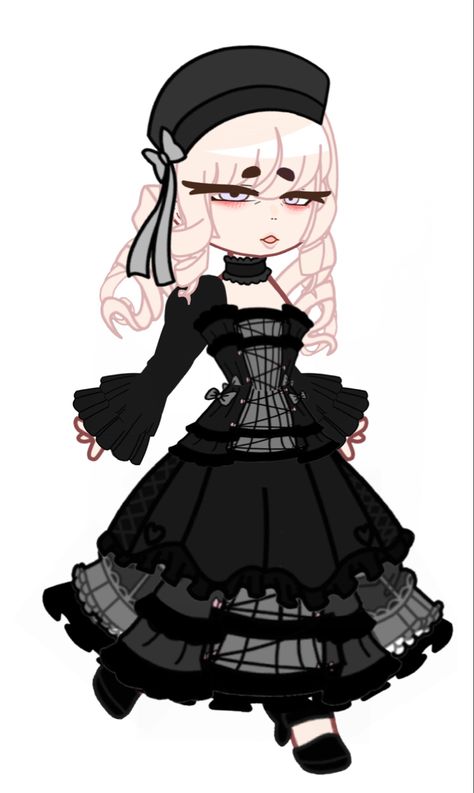 #gacha #lolita Bright Gacha Club Outfits, Gacha Old Outfits, Gacha Goddess Outfit Ideas, Vampire Gacha Club Outfit, Fancy Gacha Outfits, Accessory Ideas For Ocs, Gacha Dresses Ideas, Gacha Club Outfit Ideas Female Cute, Gacha Club Goddess Outfit Ideas