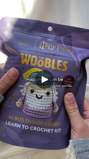 764K views · 9.1K reactions | Harry Potter x The Woobles | Ready to meet one of the greatest headmasters that Hogwarts™ has ever seen with this new Woobles kit? | By The Woobles | Facebook The Woobles, Crochet Harry Potter, Prisoner Of Azkaban, Albus Dumbledore, Crochet Kit, Learn To Crochet, To Meet, Hogwarts, Harry Potter