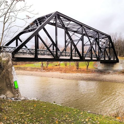 Bridge Railing Design, Train Bridge, Iron Bridge, Mystic Mountain, Steel Architecture, Truss Bridge, Ho Scale Trains, Railing Design, Covered Bridges