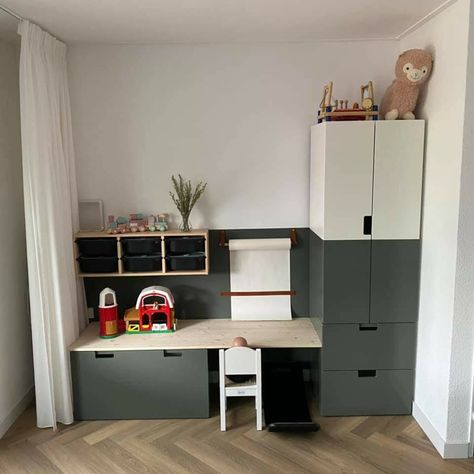 Ikea Kids Room, Kids Room Accessories, Boy Toddler Bedroom, Living Room Playroom, Toddler Girl Room, Modern Kids Room, Kids Bedroom Inspiration, Kids Room Inspiration, Kids Interior Room