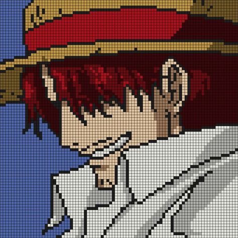 Alpha pattern #104480 in 2022 | Easy pixel art, Alpha patterns, Geeky cross stitch patterns Zoro One Piece Alpha Pattern, Luffy Graph Pattern, Pixel Art Pattern One Piece, One Piece Cross Stitch Pattern, One Piece Alpha Pattern, One Piece Cross Stitch, Alpha Patterns Anime, Pixel Art Manga, Pixelart Anime