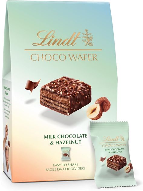 BRAND NEW Lindts Choco Wafer. Milk Chocolate & Hazelnut. Individually wrapped. Perfect for sharing. Christmas gift idea. Chocolate Ice Cream Cake, Christmas Chocolates, Lindt Lindor, Gifts For Hubby, Lindt Chocolate, Gift Inspo, Chocolate Ice Cream, Chocolate Hazelnut, Ice Cream Cake