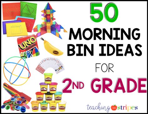 Morning Bins For Second Grade, Morning Centers 2nd Grade, Morning Basket 2nd Grade, Brain Bins 2nd Grade, Morning Tub Ideas First Grade, 2nd Grade Sensory Bins, 2nd Grade Tutoring Ideas, Morning Tubs 3rd Grade, Soft Start Morning Activities 2nd Grade