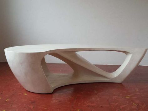 Superb 1970s Boomerang Organic Shaped Coffee Table | From a unique collection of antique and modern coffee and cocktail tables at https://www.1stdibs.com/furniture/tables/coffee-tables-cocktail-tables/ Organic Coffee Table, Organic Table, Spa Furniture, Furniture Design Sketches, Sculptural Furniture, Organic Furniture, Interior Architecture Drawing, Coffee Table Base, Travertine Coffee Table