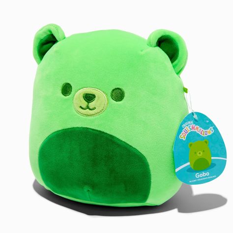 Claire's Squishmallows™ 8" Blacklight Gobo Plush Toy Snackles Plush, Pastel Plushies, Squish Mellow, Crown Hair Clip, Sensitive Ears Earrings, Stuff Animals, Piercing Kit, Cute Squishies, Art Deco Nails