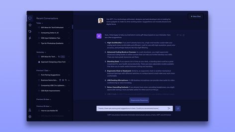 Chat-GPT UI Redesign on Behance Chat Interface Design, Chat Ui Design, Pc Apps, Tablet Ui, App Inspiration, Card Ui, Palette Design, Chat Board, Color Palette Design