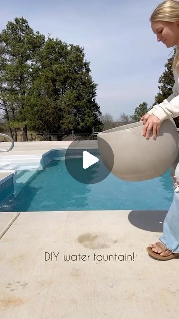 Home decor on Instagram: "DIY water fountain! I had to give this one a try! I love the sound of a water link in my bio" Diy Solar Water Fountain, Diy Solar Fountain, Summer Outdoor Decor, Solar Water Fountain, Diy Water Fountain, Solar Fountain, Water Fountains Outdoor, Fountain Pump, Water Fountains