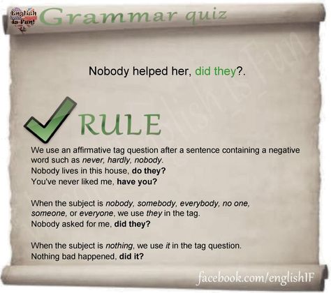 Question Tags2 Question Tag, English Grammar Quiz, Grammar Quiz, Negative Words, Photos For Profile Picture, Learn English Words, English Lessons, English Grammar, English Words