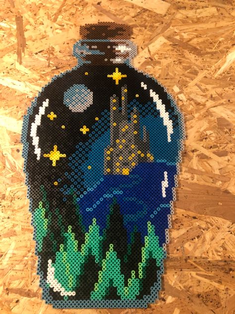 Perler Bead Astronaut, Micro Perler Bead Patterns, Giant Perler Bead Patterns, Cthulhu Perler, Space Perler Bead Patterns, Bluey Perler Bead Patterns, Witchy Perler Bead Patterns, Nerdy Perler Beads, Melted Bead Crafts