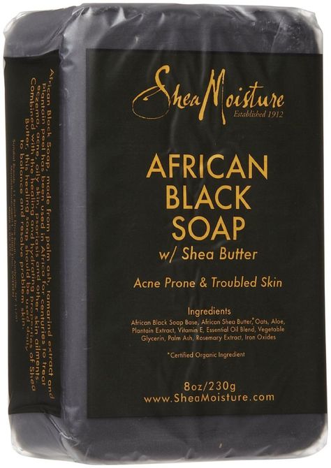 "SKIN CARE: Top 6 Benefits Of Using African Black Soap #SheaMoisture" Mascara Vaseline, Black Skin Care, Shea Moisture, African Black Soap, Body Bars, Black Soap, Shea Moisture Products, Anti Aging Skin Products, Essential Oil Blends