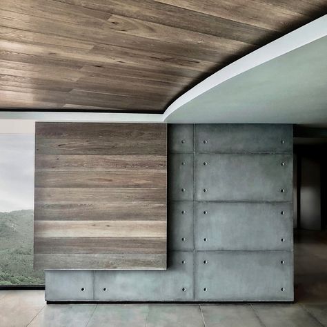 Concrete wall panels and cladding | FLOAT | Modern dining tables Concrete Walls Interior, Concrete Wall Design, Concrete Wall Tiles, Concrete Cladding, Concrete Wall Panels, Architectural Concrete, Exterior Wall Tiles, Exterior Tiles, Concrete Interiors