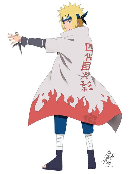 Minato Namikaze | The Fourth Hokage by AMidnightBloom on DeviantArt Fourth Hokage, Minato Namikaze, To Share, Naruto, Deviantart, Books, Anime