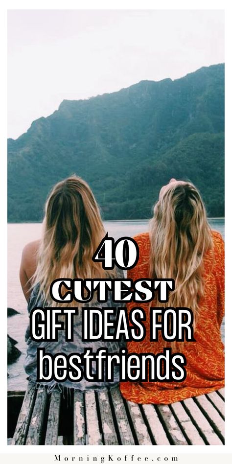 If you're looking for some adorable and thoughtful gift ideas for your best friend, we've got you covered with our list of 40 irresistibly cute options. From personalized jewelry to cozy accessories, sentimental keepsakes to fun gadgets, there's something here for every kind of friend. Take your pick and show your bestie just how much you appreciate them with a gift they'll cherish for years to come. What To Give Best Friend For Birthday, Gift Idea For Bestie Birthday, Birthday Gift Ideas For Your Bestie, Sentimental Gifts For Your Best Friend, Sentimental Gift Ideas For Friends, Thoughtful Bday Gifts For Best Friend, Cheap Gifts For Best Friends, Cute Meaningful Gifts For Best Friends, Best Present For Best Friend