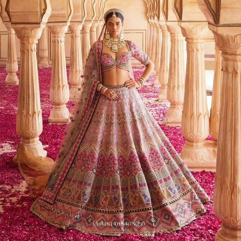 Aashni Design Co. on Instagram: “~ Morbaug ~ ... 𝘓𝘶𝘹𝘶𝘳𝘺 𝘊𝘰𝘶𝘵𝘶𝘳𝘦 An ode to the regality of India ! . . . #bridalcouture #weddingdress #bride #wedding #bridal #bridetobe…” Luxury Traditional Designer Lehenga, Unique Bridal Lehenga, Luxury Elegant Embroidered Lehenga, Indian Bride Modern, Luxury Bollywood Lehenga, Luxury Glamorous Lehenga, Glamorous Wedding Lehenga With Intricate Embroidery, Indian Wedding Lengha, Best Indian Wedding Dresses