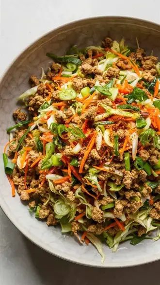 Easy Egg Roll in a Bowl Recipe | Healthy and Flavorful Egg Roll In A Bowl Broccoli Slaw, Beef Egg Roll In A Bowl, Bowl Style Egg Rolls, Deconstructed Egg Roll Bowl, Open Egg Roll Bowl, Low Carb Egg Roll In A Bowl, Egg Roll In A Bowl Easy, Unrolled Egg Rolls Recipe, Cabbage Egg Rolls Recipes