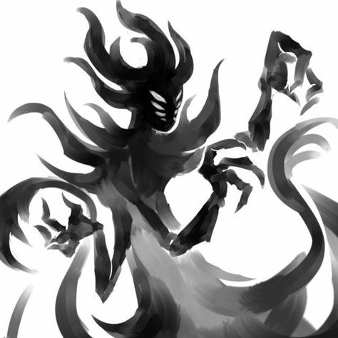 Scary Shadow Monster, The Darkest Tales Game, Shadow Entity Art, Ghost Creature Design, Shadow Creature Oc, Void Oc Art, Fictionkin Symbol, Shadow Monster Drawing, Shadow Creature Art