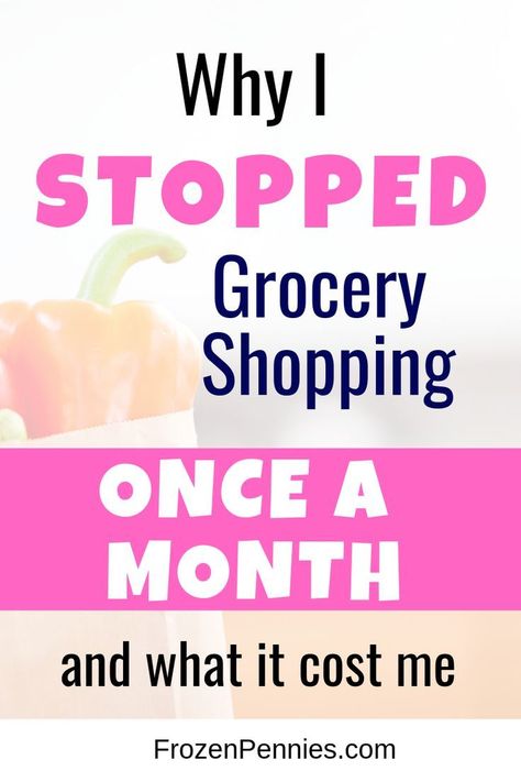 How To Buy Groceries For A Month, How To Grocery Shop Once A Month, Once A Month Grocery Shopping, Monthly Grocery Shopping, Frugal Food, Living Frugal, Save On Foods, Grocery Savings, Saving Plan