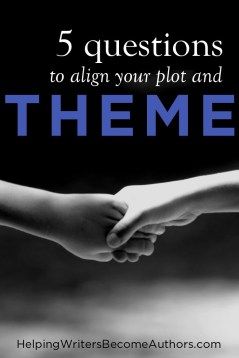 Here are five crucial questions you can use to gut-check yourself about whether or not you've successfully married your plot and theme. Themes In Writing, Fanfiction Tips, Book Publishing Logo, Story Themes, Novel Tips, Menulis Novel, Writing Steps, Fiction Story, Writing Plot