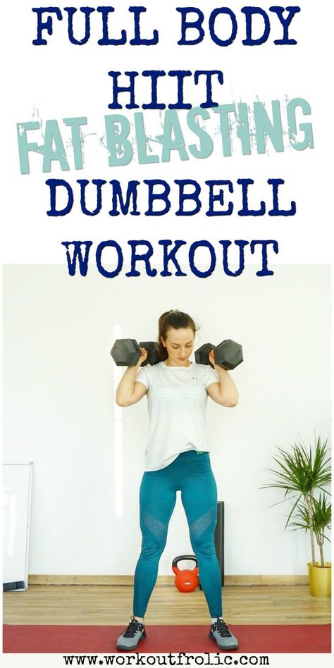 Dumbbell Hiit, Remove Belly Fat, Hiit Training, Dumbbell Workout, Muscle Mass, Intense Workout, Hiit Workout, Exercise Fitness, Regular Exercise