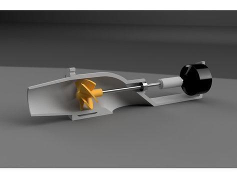 Water Jet Propulsion System by JaniKabalin - Thingiverse Jet Ski Engine, Jet Surf, Alternative Energie, Small Fishing Boats, Amphibious Vehicle, Jet Pump, Mechanical Engineering Design, Electric Boat, Jet Boats