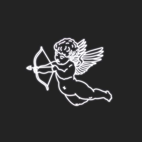 #cherub #aesthetic #tumblr #glowing #neon #tiktok Cherub Aesthetic, Black Cherub, Aesthetic Tumblr, Neon Glow, Hail Mary, Bullet Journals, Armenia, Black Aesthetic, App Icon