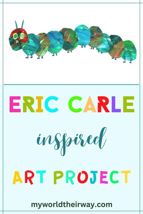 Eric Carle Inspired ArtWork | An Art Project for Kids Eric Carle Crafts, Texture Art Projects, Eric Carle Art, Color Wheel Art Projects, Color Wheel Art, Firefly Art, Art Project For Kids, Paint Water, Project For Kids