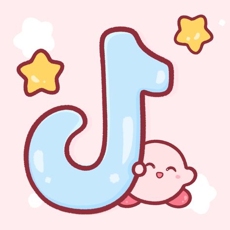 Kirby Spotify Icon, Kirby Youtube Icon, Cute App Logos, Kirby Phone App Icons, Kirby App Icons Aesthetic, Tiktok Cute Icon, Kirby Phone Icons, Kirby Phone Theme, Kirby Wallpaper Cute