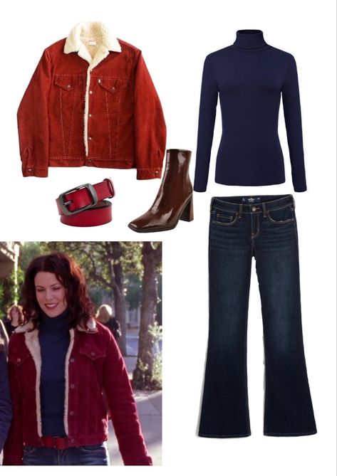 #lorelaigilmoreaesthetic #fashion #aesthetic #outfits #outfitideas #fallfashion #falloutfit #corduroy Lorelai Gilmore Outfits Winter, Lorelai Gilmore Winter Outfits, Lorelai Gilmore Aesthetic Outfits, 90s Fashion Winter, Lorelei Gilmore Outfits, Lorelai Outfits, Lorelai Gilmore Outfits, Lorelei Gilmore, Fashion Aesthetic Outfits