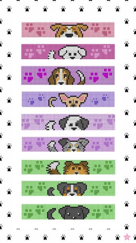 Pixel Art Bookmarks, Perler Bead Bookmarks, Seed Bead Bracelet Patterns, Pola Manik, Easy Perler Beads Ideas, Easy Pixel Art, Diy Perler Bead Crafts, Loom Bracelet Patterns, Pixel Crochet