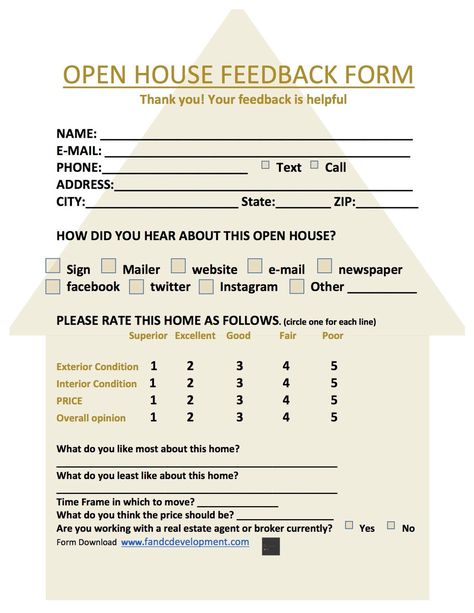 Real estate forms open house feedback form open house sign | Etsy Real Estate Home Office, Real Estate Open House Ideas, Open House Feedback Form, Real Estate Forms, Open House Ideas, Open House Signs, Open House Real Estate, Rice Paddies, Sign In Sheet