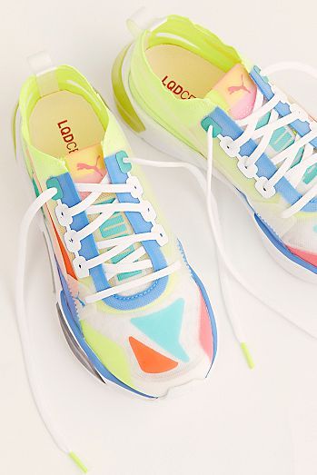 Colored Shoes Outfit, Colorful Overlay, Bright Colored Shoes, Women Converse, Colored Shoes, Free People Activewear, Velcro Sneakers, Sporty Sneakers, Shoes Outfit