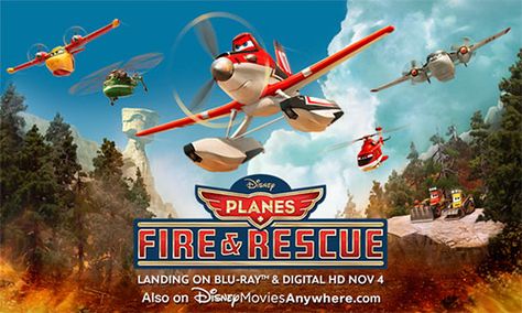 Planes #FireAndRescue is now available on Blu-ray & DVD! #ad Planes Fire And Rescue, Dane Cook, Walt Disney Movies, Fire And Rescue, Disney Planes, Regina King, Julie Bowen, Disney Font, Brad Paisley