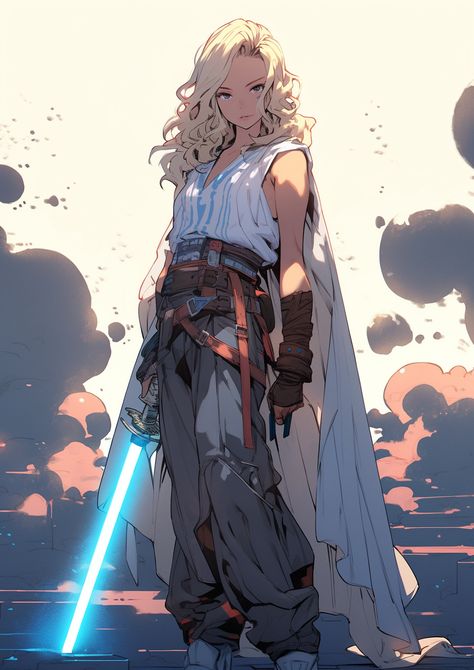 Female Jedi Oc, Star Wars Female Oc, Jedi Oc, Fem Fatale, Female Jedi, Jedi Outfit, Lightsaber Design, Star Wars Sith, Star Wars Characters Pictures