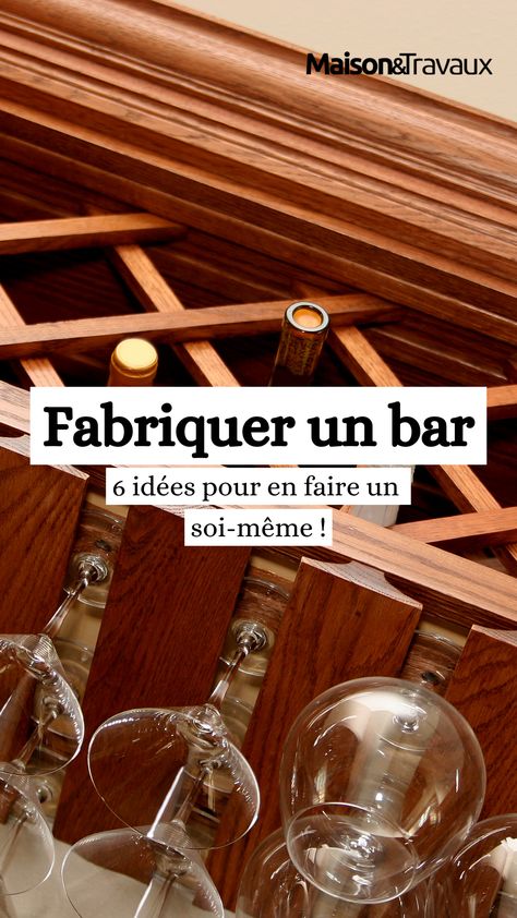 Une envie de changer votre cuisine ou votre terrasse ? Voici 6 inspirations de bar réalisables chez vous pour un aménagement tendance et stylé ! Coin Bar, Diy Bar, Mini Bar, Bar