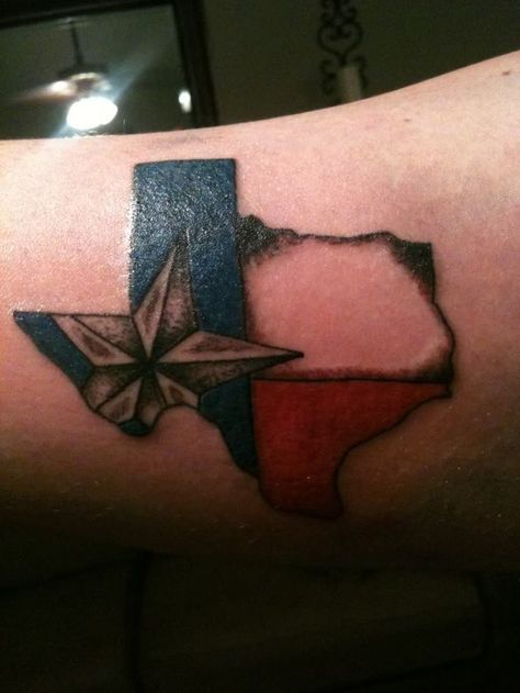 Texas Flag Tattoo, Lone Star Tattoo, Texas Tattoo, State Tattoos, Cowgirl Tattoos, Tattoos Pictures, Pride Tattoo, Texas Tattoos, Star Tattoo Designs