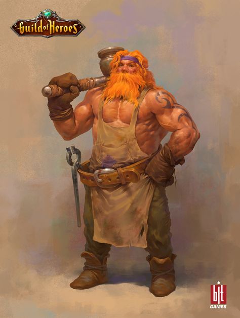 ArtStation - Smith, Alexandre Mokhov Fantasy Races, Dungeons And Dragons Characters, Arte Fantasy, Fantasy Rpg, Fantasy Inspiration, Medieval Fantasy, Character Creation, Dnd Characters, Character Portraits