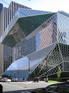 Oma Architecture, Seattle Library, Seattle Central Library, Architecture Cool, Deconstructivism, Daniel Libeskind, Beautiful Library, Rem Koolhaas, Central Library