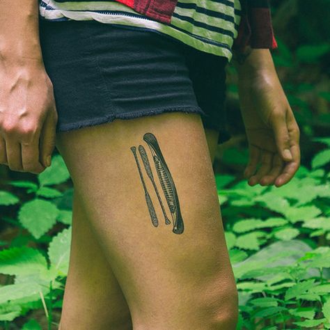 Tattoo Idea Arm, Canoe Tattoo, Loon Tattoo, Canoe Wedding, Camping Tattoo, Tree Sleeve, Idea Tattoo, Water Tattoo, Canoe Paddle