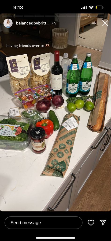 French Grocery, Organic Pasta, Grocery Haul, Grocery Lists, Grocery Store, Pretty Things, Basil, Quick Saves