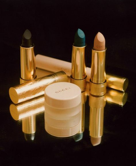 Rosanna Jones, Beauty Still Life, Beauty Product Photography, Gucci Beauty, Fragrance Photography, Beauty Products Photography, Beauty Lipstick, Beauty Packaging, Green Beauty