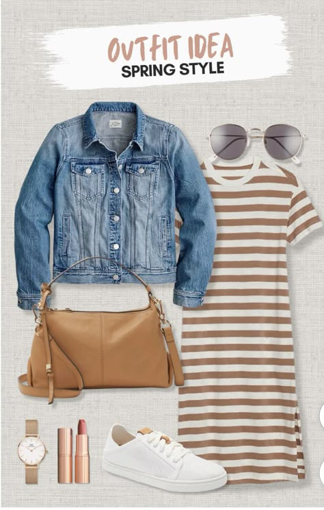 Spring Casual Midi Length T-shirt Dress, Stitch Fix Spring 2024, Spring Outfits 2024 Trends Women Casual, Upf 50+ Spring Vacation Dresses, Spring Women Outfits, Casual Work Outfits, Spring Outfits Casual, Fashion Over 50, Clothing And Accessories