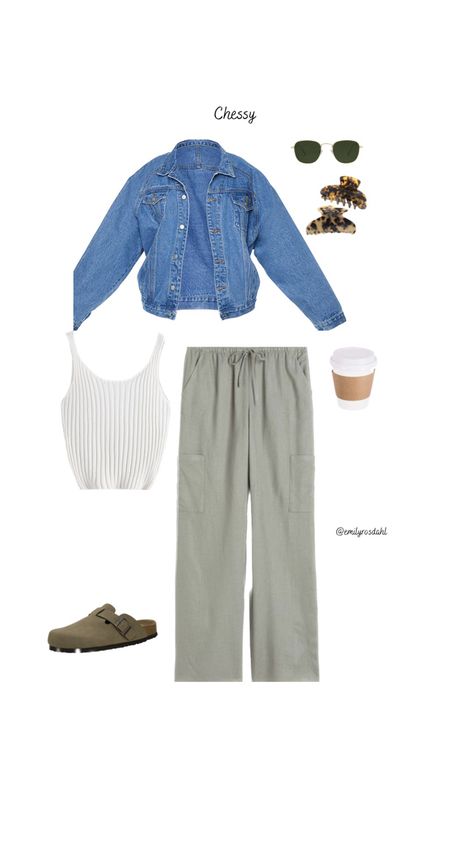 Parent Trap Outfits, Trap Outfit, Casual Home Outfits, The Parent Trap, Parent Trap, Linen Blend Pants, Outfit Idea, Linen Blend, Fall Outfits